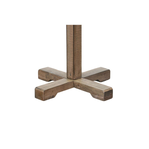 Rena Coat, Hat Tree Stand, 8 Wood Stems, 72 Inch Light Brown Mahogany