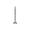 Rena Coat, Hat Rack Stand, 8 Wood Stems, 72 Inch Ocean Blue Mahogany