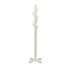 Rena Coat, Hat Rack Stand, 8 Wood Stems, 72 Inch Rustic White Mahogany
