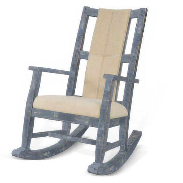 150220266991f7ee61e46.jpeg Rena Rocking Chair, Cushion Seat and Back, Blue Mahogany Mindy Wood