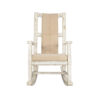 150220266991f7f8b9145.jpeg Rena Rocking Chair, Cushion Seat and Back, White Mahogany Mindy Wood