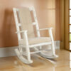 150220266991f7fe87262.jpeg Rena Rocking Chair, Cushion Seat and Back, White Mahogany Mindy Wood