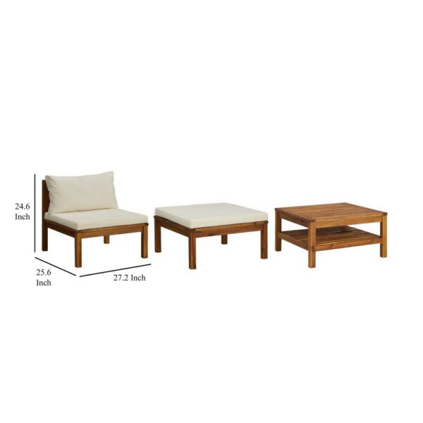 150220266991fd4109a56.jpeg 3pc Patio Set with Chair, Ottoman, Coffee Table, Acacia Wood, White