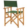 150220266991fd879b0cf.jpeg Folding Director's Chairs Set of 2, X Shape Base, Acacia Wood, Green