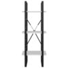 Zoe Standing Bookshelf, 41 Inch Tall, 3 Shelves, Black and White
