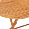 Outdoor Folding Dining Table, Slatted, X Legs, 63 Inch Brown Wood