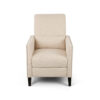15022026699202bd70303.jpeg Push Back Manual Recliner Chair, Nailhead Trim Accent, Beige Fabric