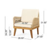 1502202669920317839cd.jpeg Oud Accent Club Chair, Ivory Cushions, Rope Weaving, Brown Acacia Wood