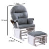 15022026699203db49ae6.jpeg Noni Glider Manual Recliner Chair with Ottoman, White Wood, Gray