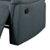 15022026699203fee4657.jpeg Ammy Manual Recliner Chair, Pillow Top Arms, Dark Gray Faux Burlap