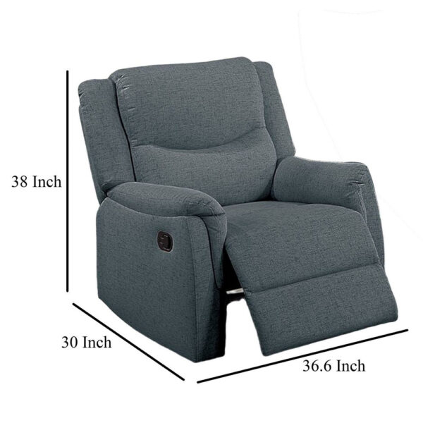 15022026699204016b469.jpeg Ammy Manual Recliner Chair, Pillow Top Arms, Dark Gray Faux Burlap