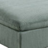 Joana Cocktail Ottoman, Sage Green Corduroy, Modular Square 39 Inch