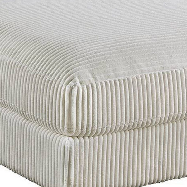 150220266992044b29861.jpeg Joana Cocktail Ottoman, Light Gray Wide Welt Corduroy Fabric, 37 Inch