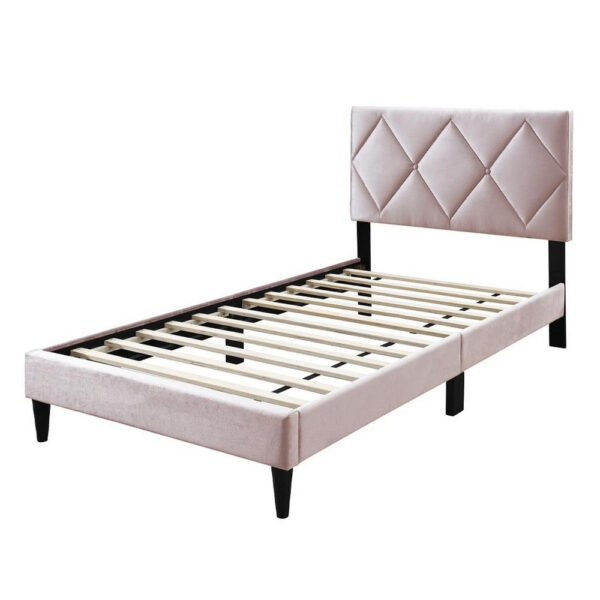 15022026699204d381680.jpeg Lilian Full Bed, Tufted Light Pink Velvet Upholstery, Diamond Stitch