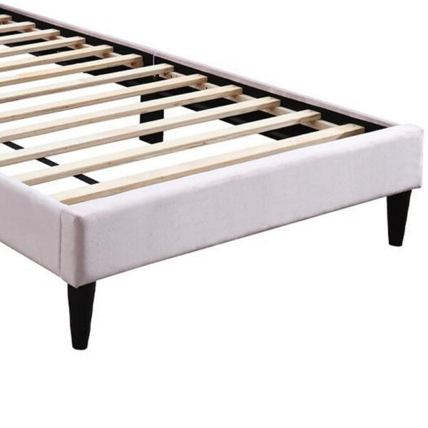 1502202669920560ee18e.jpeg Lilian Full Bed, Tufted Light Pink Velvet Upholstery, Chevron Stitch