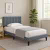 1502202669920601ed637.jpeg Lilian Full Bed, Soft Channel Tufted Charcoal Gray Linen Upholstery