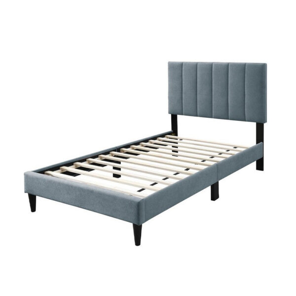 15022026699206333a541.jpeg Lilian Twin Bed, Soft Channel Tufted Light Gray Linen Upholstery