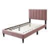 15022026699206468c272.jpeg Lilian Full Size Bed, Blush Pink Linen Upholstery, Channel Tufted