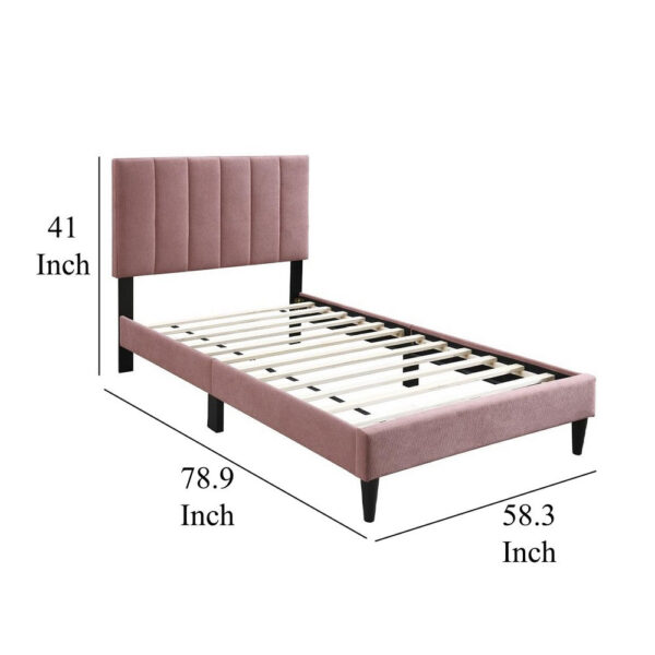 150220266992064fb1df6.jpeg Lilian Full Size Bed, Blush Pink Linen Upholstery, Channel Tufted
