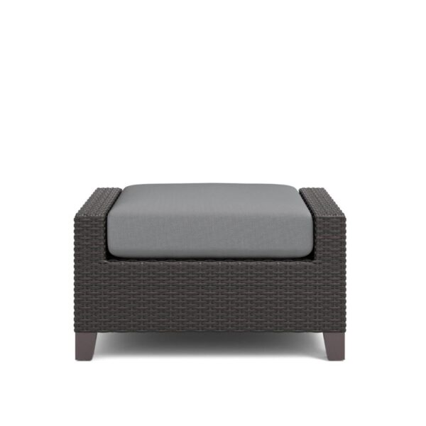 15022026699207db9a680.jpeg Kyl Outdoor Ottoman Set of 2, 29 Inch Gray Cushioned Top w Woven Frame