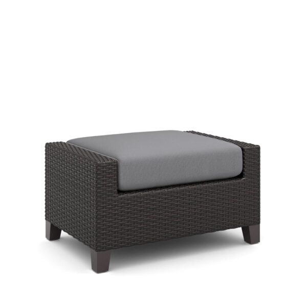 15022026699207dd6554d.jpeg Kyl Outdoor Ottoman Set of 2, 29 Inch Gray Cushioned Top w Woven Frame