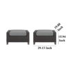 15022026699207e1b47e4.jpeg Kyl Outdoor Ottoman Set of 2, 29 Inch Gray Cushioned Top w Woven Frame