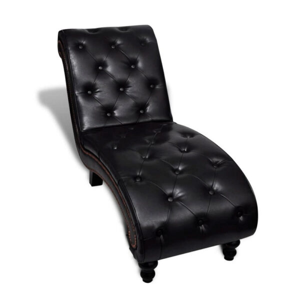 15022026699208b78edca.jpeg Accent Chaise Lounger, Curved, Deep Button Tufted Black Faux Leather