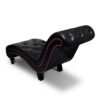 15022026699208bb347aa.jpeg Accent Chaise Lounger, Curved, Deep Button Tufted Black Faux Leather