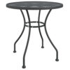 1502202669920a1d8fff1.jpeg Yoko Outdoor Breakfast Table, Dark Gray Mesh Iron, Round 32 Inch Top