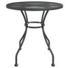 1502202669920a1f1ba91.jpeg Yoko Outdoor Breakfast Table, Dark Gray Mesh Iron, Round 32 Inch Top