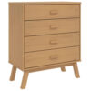 1502202669920b148a7f7.jpeg Tall Dresser Chest, 4 Drawers, Brown Solid Pine Wood Frame, 30 Inch