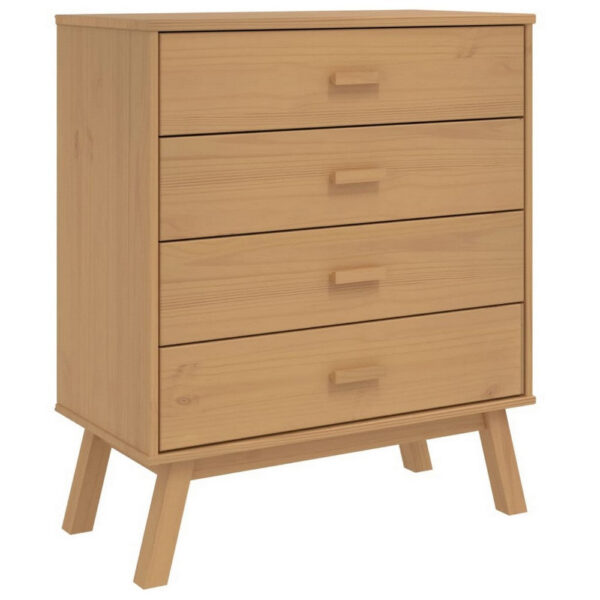 1502202669920b148a7f7.jpeg Tall Dresser Chest, 4 Drawers, Brown Solid Pine Wood Frame, 30 Inch