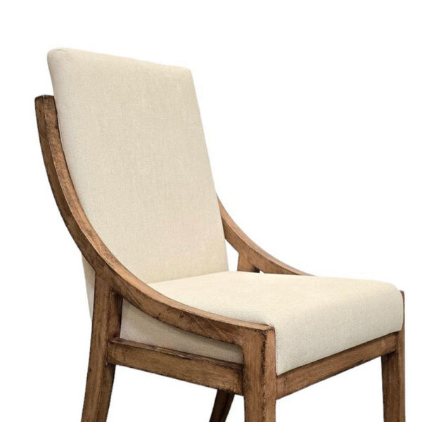 1502202669920c340fc83.jpeg Ale Dining Side Chair Set of 2, Ivory Fabric, Natural Brown Pine Wood