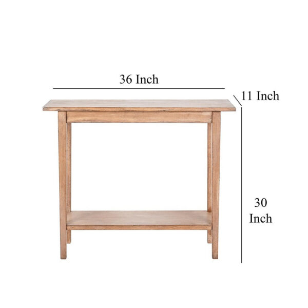 1502202669920d52ec077.jpeg Duro Sofa Console Table with Open Shelf, Reclaimed Wood, Antique Brown