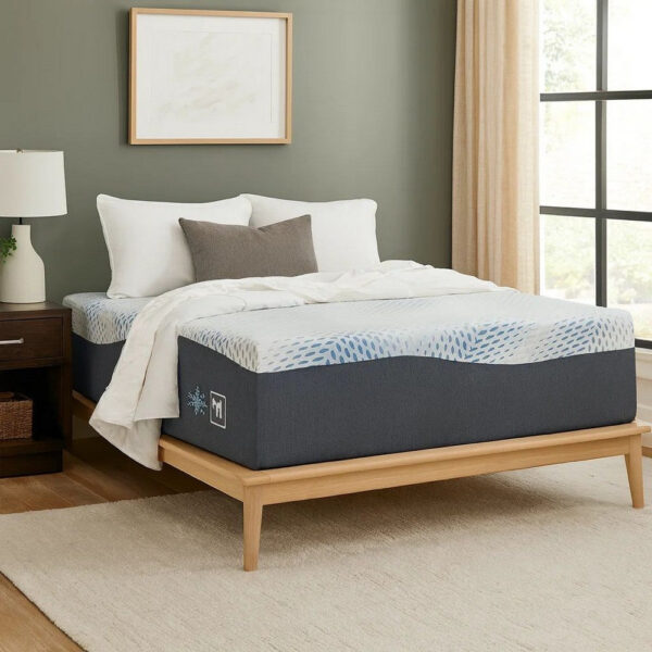 Miy King Size Mattress, Cool Gel Memory Foam, 14 Inch, Adjustable