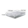 Meny Twin Mattress, Ultra Plush Memory Foam, Body Support 12 Inch