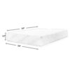 Jeny King Mattress, Cool Comfort Memory Foam, Stretch Cover 12 Inch