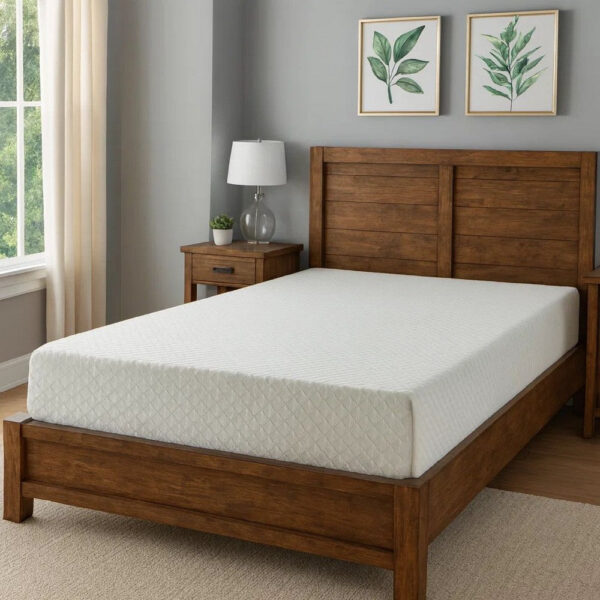 Jeny King Mattress, Firm Memory Foam, Stretch Cover, 10 Inch Cooling