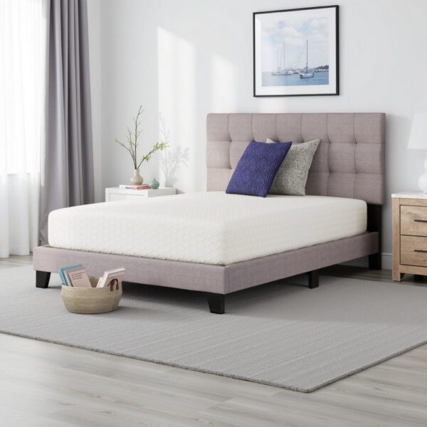 Jeny California King Mattress, Memory Foam, Stretch Cover, 10 Inch