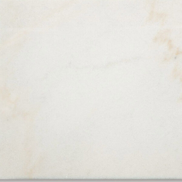 Fana Side End Table, White Marble Top, 24 Inch Square, Espresso Brown