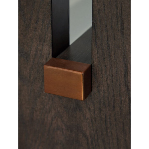 15022026699212016dc22.jpeg Haus Sofa Console Table, Marble Top, Panel legs, 52 Inch Brown Wood