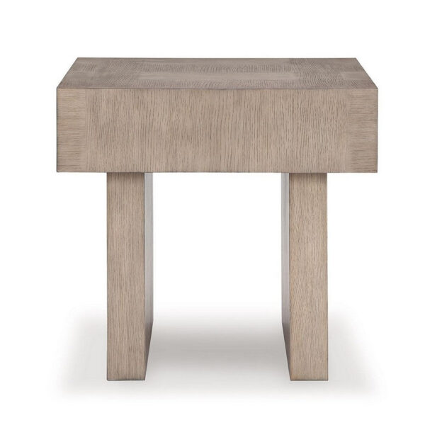 150220266992120c96f7d.jpeg Laina Side End Table, Light Grayish Brown Hardwood, Square 26 Inch