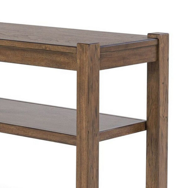 150220266992123566de2.jpeg Cabal Sofa Table, Open Shelf, Light Brown Wood, Rectangular 65 Inch