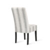 15022026699212d1d3f03.jpeg Dinner Chair Set of 2, Retro Style Armless Design, White Gray Stripes