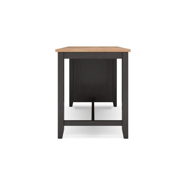 Gasy Counter Height Dining Table, 60 Inch, Brown, Mango Wood Veneer