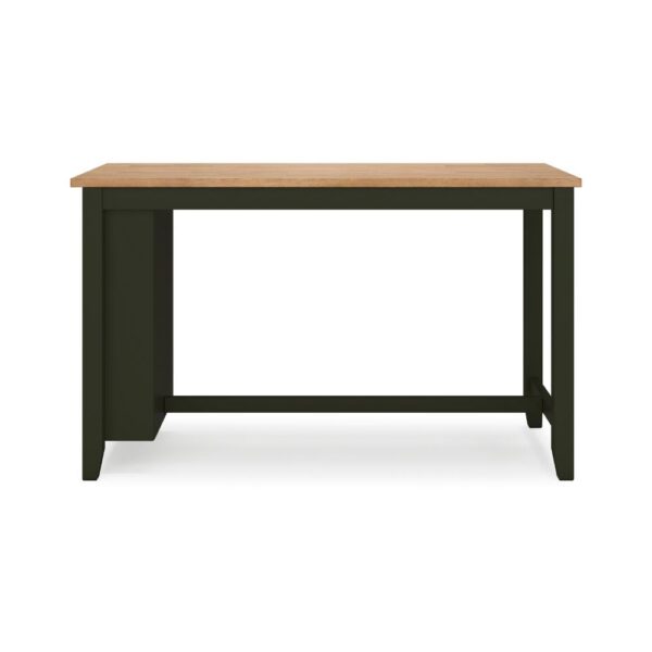 Gasy Counter Height Dining Table, 60 Inch, Green Mango Wood, Brown