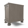 1502202669921932dbbec.jpeg Ryno Nightstand, 2 Drawers, Pull Out Tray, Nickel Round Knobs, Gray