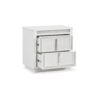 15022026699219e628d0f.jpeg Canaal Nightstand, 2 Drawer, White Solid Wood, 28 Inch, LED Light