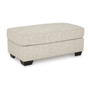 15022026699219f962501.jpeg Burgess Ottoman, Ivory Polyester, Soft Cushions, Rectangular 44 Inch