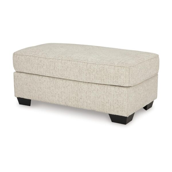 15022026699219fd2f1c8.jpeg Burgess Ottoman, Ivory Polyester, Soft Cushions, Rectangular 44 Inch